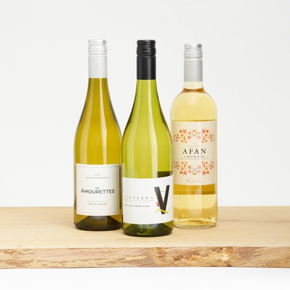 Smagekasse med hvidvin